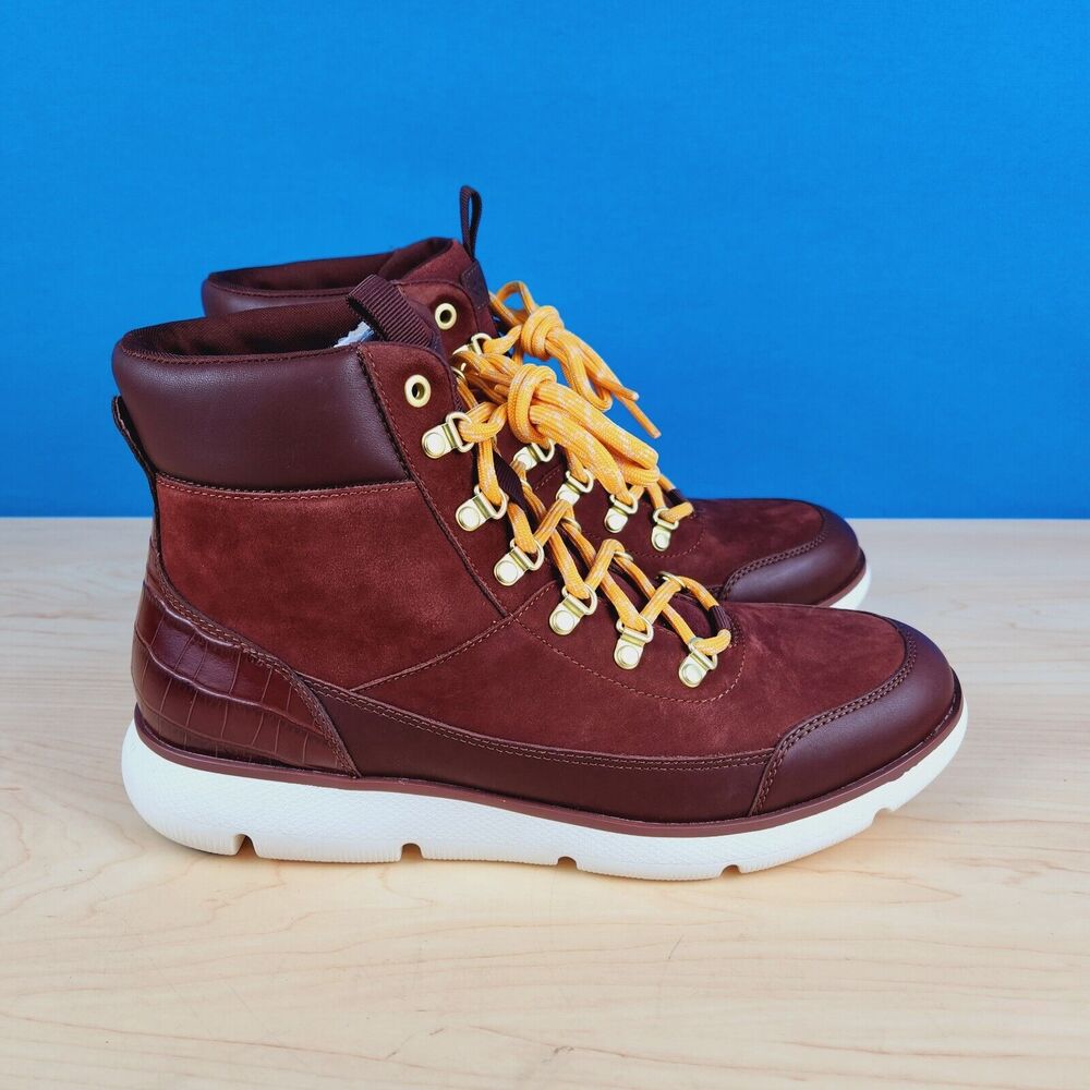 Cole Haan Zerogrand 360 Omni Hiker Womens Size 9 Hickory Suede Ankle Hiking Shoe